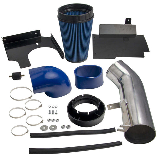 4 Cold Air Intake Hose Pipe Kit compatible for GMC Sierra 1500 2500 3500 Yukon XL V8 Engin