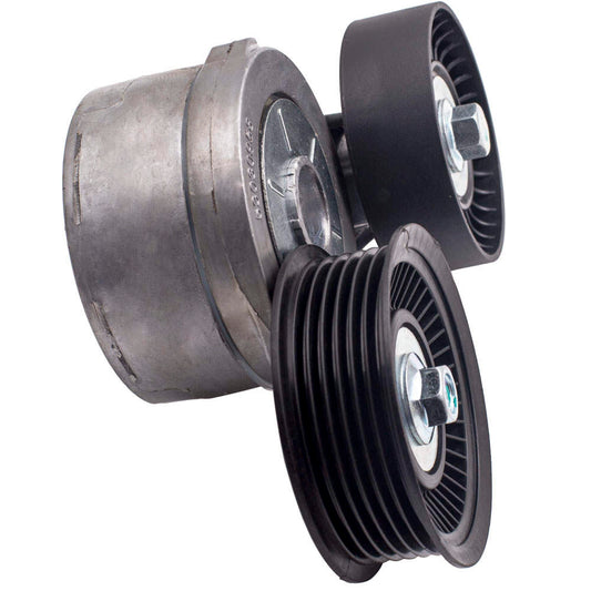 Serpentine Belt Tensioner w/ Pulley compatible for Dodge Jeep Mitsubishi 3.7L 53030958AE
