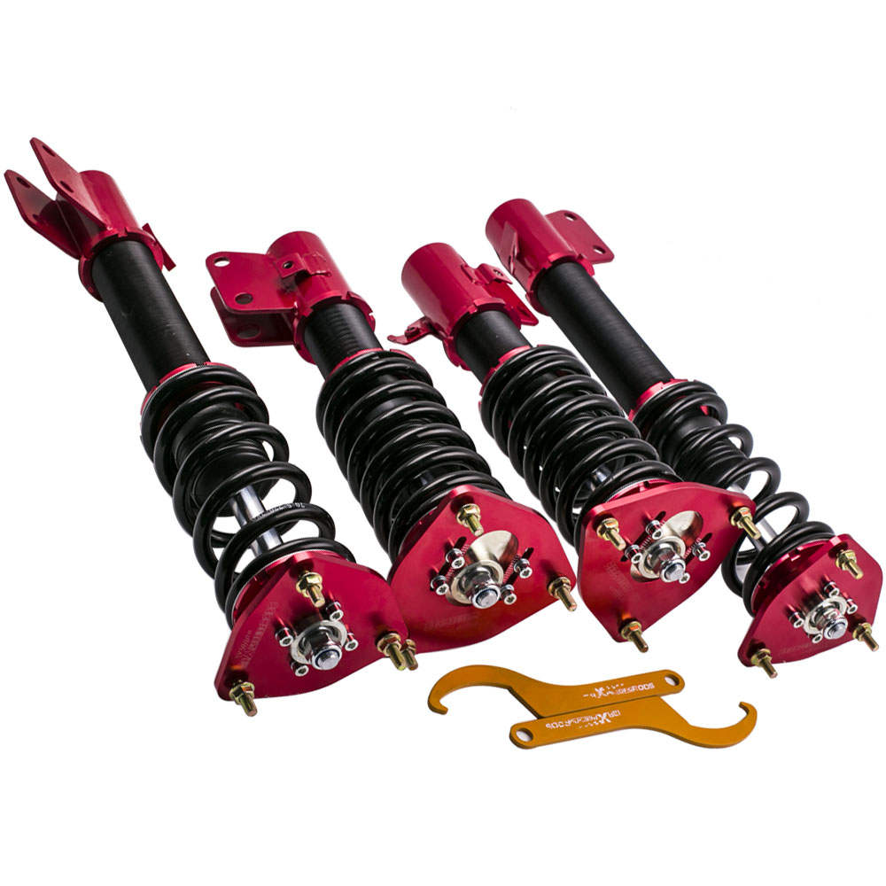 Coilover Suspension Shock Coilovers compatible for Subaru Impreza WRX GDB GDA Bugeye 02-07