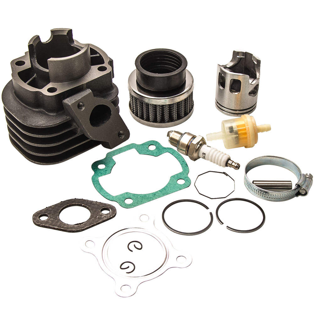 Compatible for Polaris Scrambler Predator 50cc Cylinder Piston Rings Gasket Top End Kit