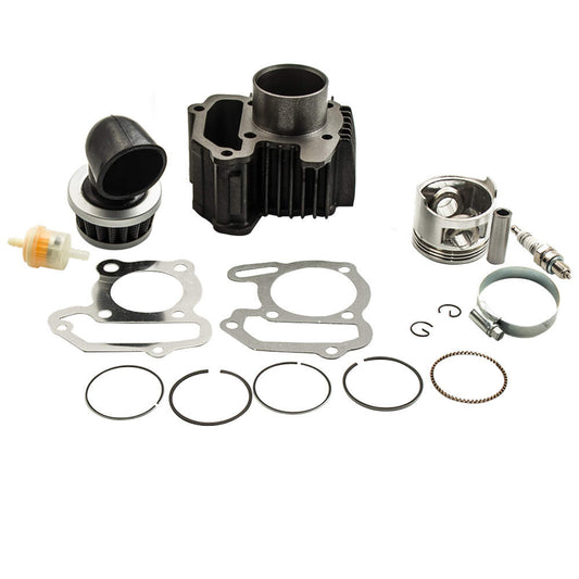 Compatible for Yamaha Raptor 80 YFM80W YFM80R Cylinder Piston Gasket Top End Kit 2002-2008
