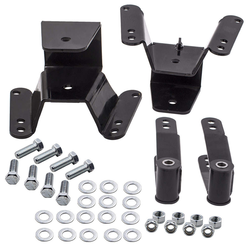 Drop Lowering Kit 4 Rear Drop Hanger fit compatible for GMC C10 1973-87 2WD