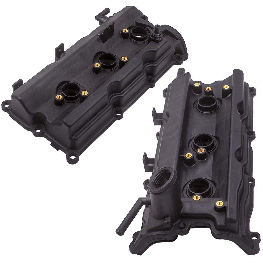 Left and Right Engine Valve Covers compatible for Nissan 350Z compatible for Infiniti FX35 G35 M35 2003-2008