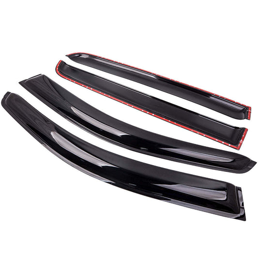 4pcs Weathershield Sun Visors compatible for Mazda BT-50 12-20 Dual Cab Weather Shields