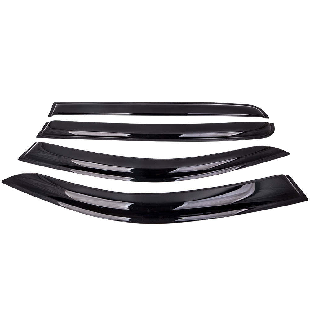 Set of 4pcs Weathershield Rain Deflectors compatible for ISUZU MU-X13-19 Weather Shield