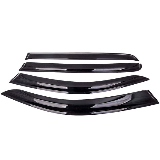 Set of 4pcs Weathershield Rain Deflectors compatible for ISUZU MU-X13-19 Weather Shield