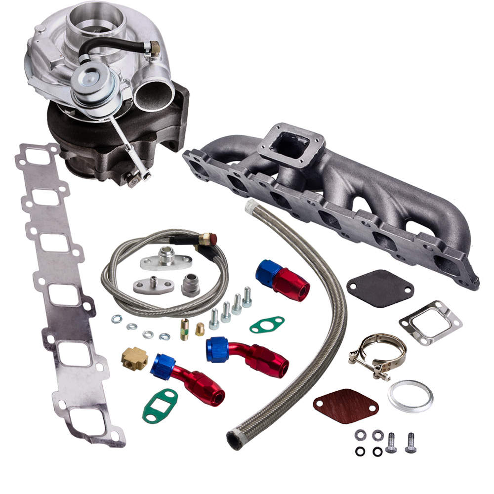 Turbo compatible for Nissan Safari Patrol 4.2L TD42T TB42 Y60 + Manifold + oil line amd