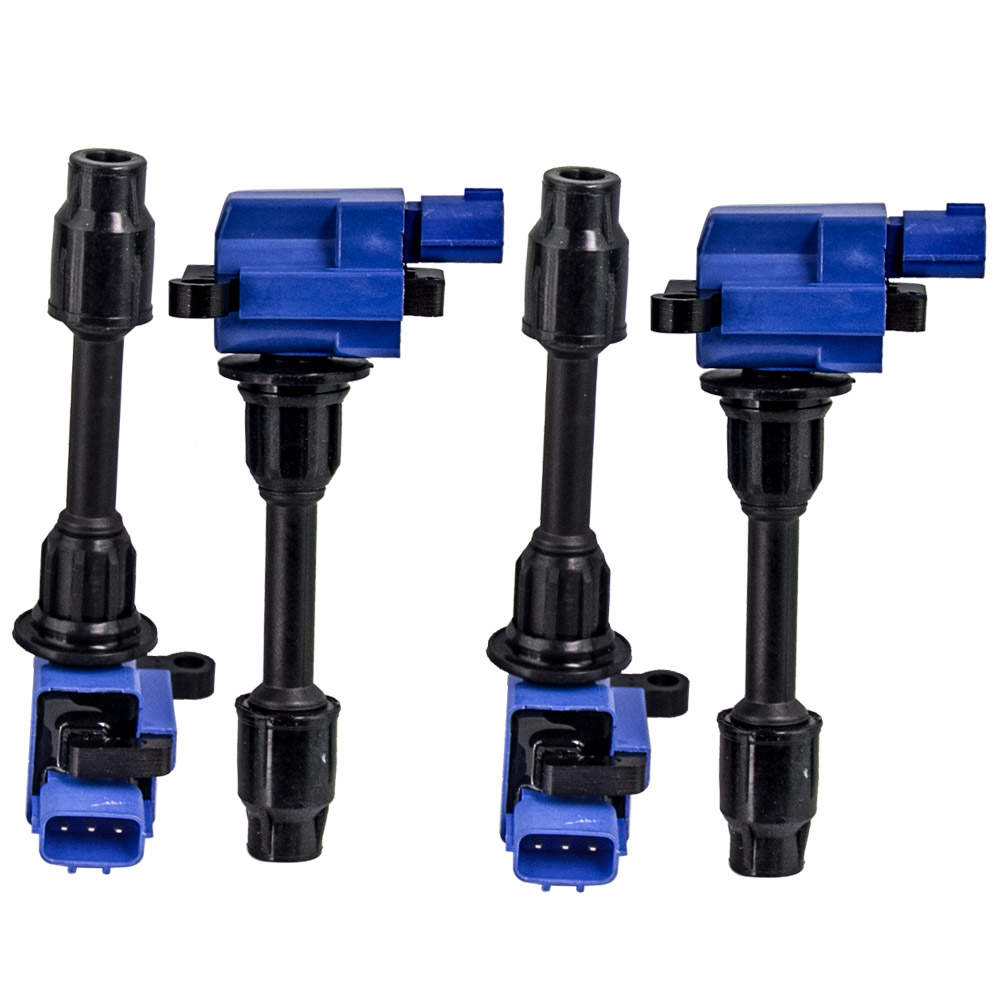 4PCS New Ignition Coil Pack compatible for Nissan 200SX S15 Silvia SR20 SR20DET 22448-91F00