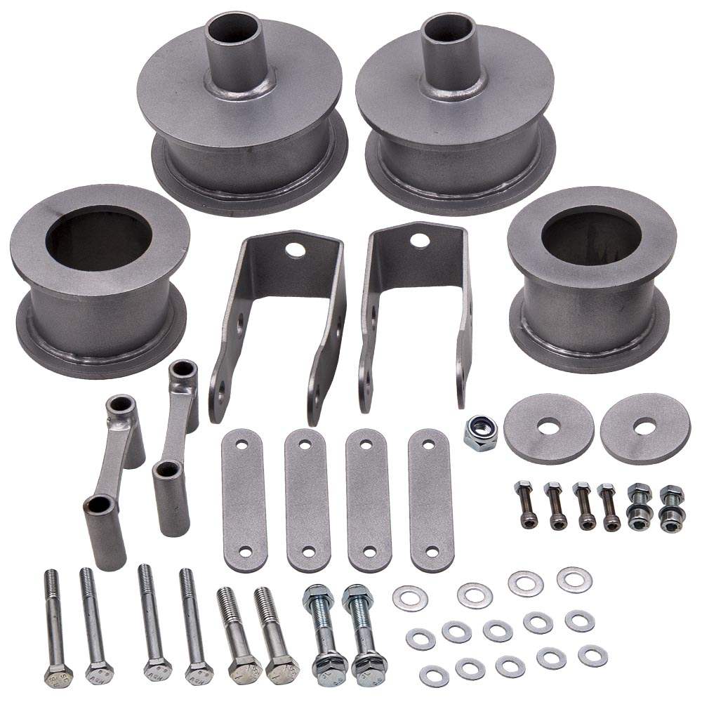 Front and Rear 3'' Leveling Lift Kit compatible for Jeep Wrangler JK Spacer Shock Extenders