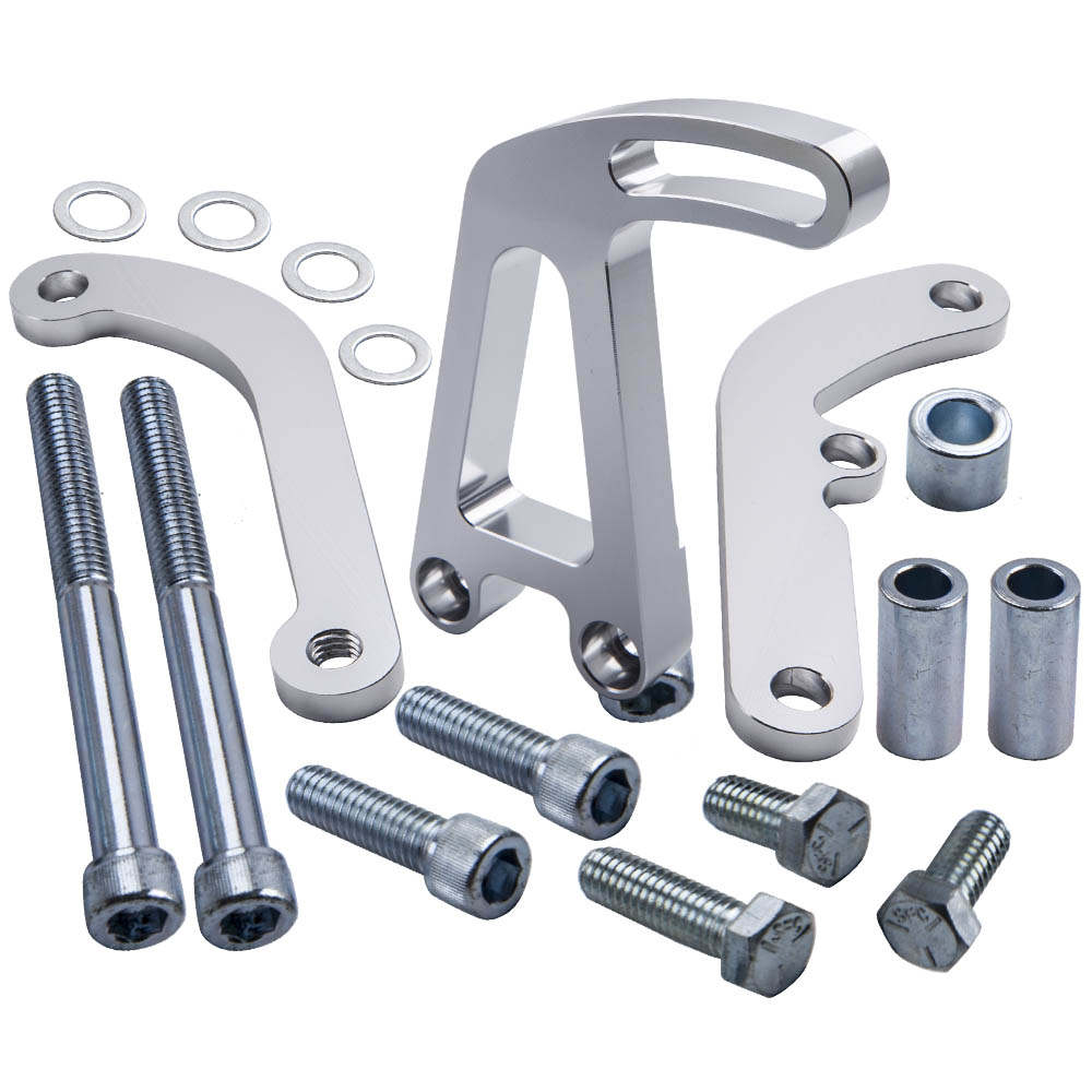 Power Steering Pump Mounting Bracket For Chevy SBC 283 305 350 LWP Style Pump