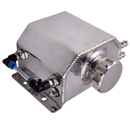 Universal for 1L Coolant Radiator Overflow Recovery Water Tank Bottle Aluminum
