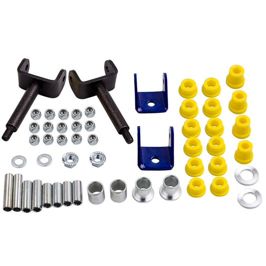 For Club Car compatible for DS Golf Cart Front End Repair Kit King Pin Bushing and Sleeves 93-Up