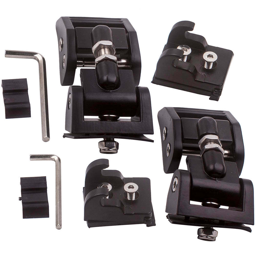Compatible for Jeep Wrangler JK JKU 2007-2017 Pair Hood Latch Locking Catch Buckle