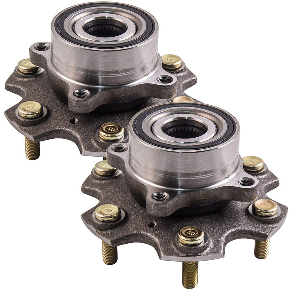 Pair Front Wheel Bearing Hub compatible for Mitsubishi Pajero NP NT NM NS 2000-2009 LH RH