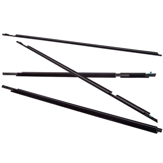 4pcs Window Moulding Weatherstrip Seal compatible for Toyota Land Cruiser Prado 120 03-09