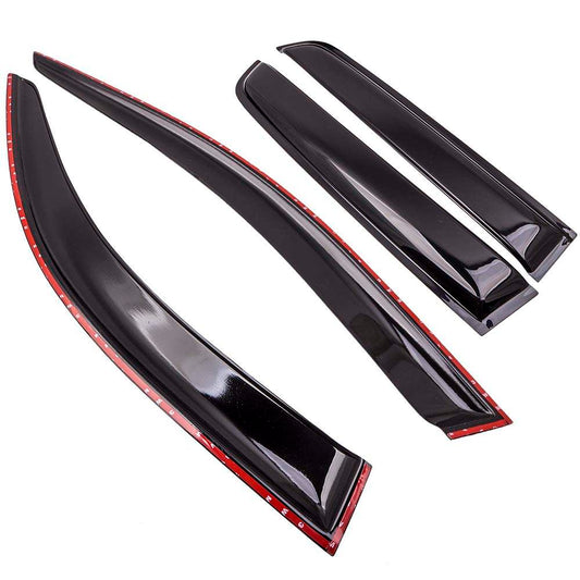 4pcs Weather Shield Weathershields compatible for Mitsubishi ASX 2010-2019 Window Visors