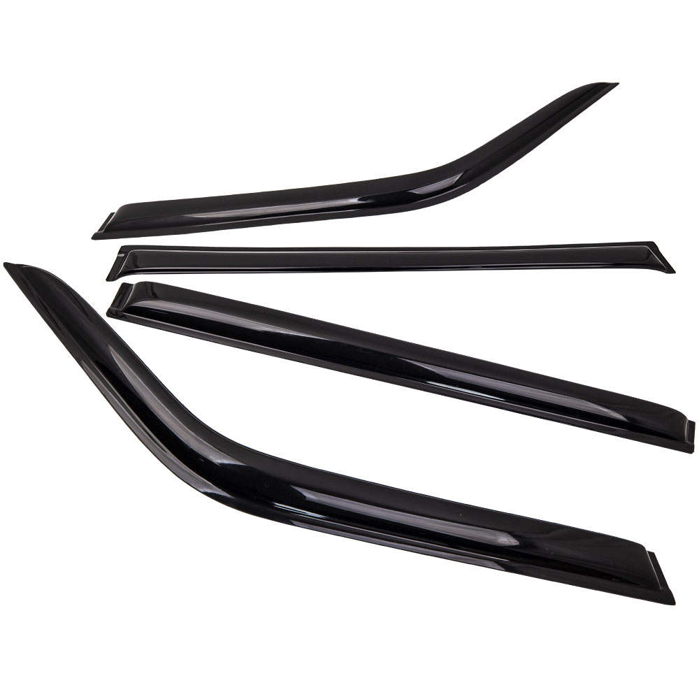 4pcs Weathershield Weather Shields Sun Visor compatible for Nissan Patrol Y61 GU 1997-2017