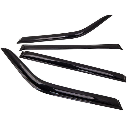 4pcs Weathershield Weather Shields Sun Visor compatible for Nissan Patrol Y61 GU 1997-2017