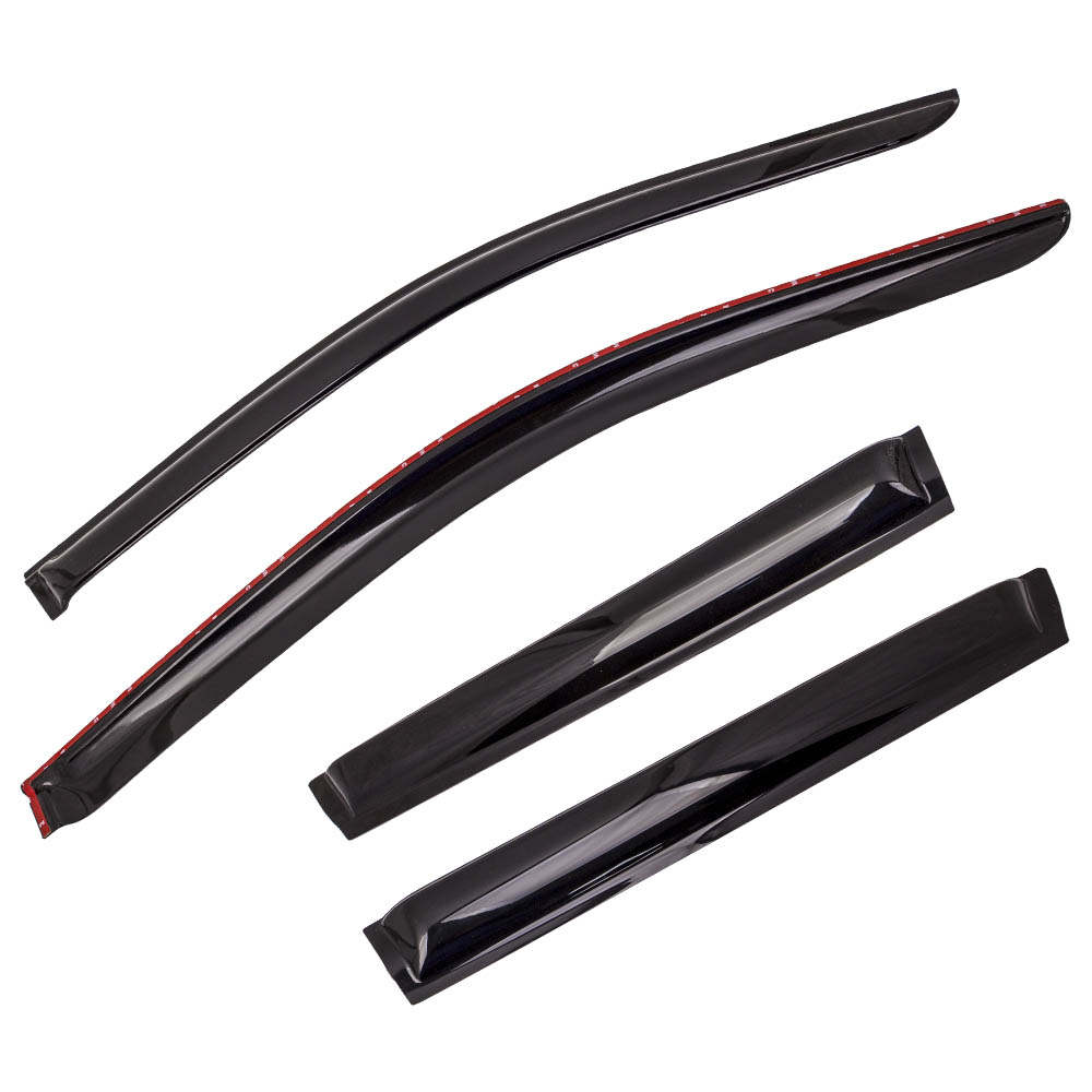 4xWeathershields Weather Shield compatible for Ford Territory 2005-2020 Window Visor Guards