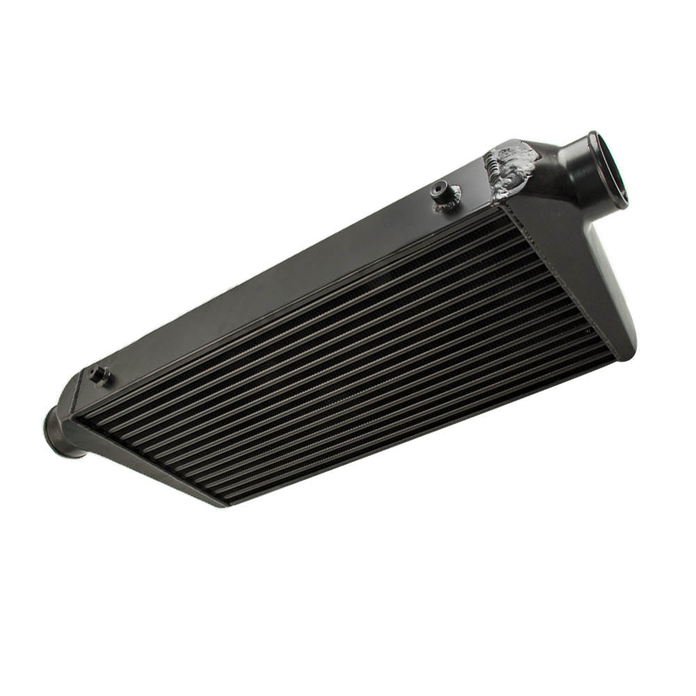 Ture and Fin 600x300x76 3 inch In/outlet BK For Universal Front Mount Intercooler