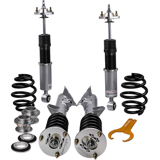 4pcs 24 Damper Adjustable Suspension Coilovers Shock Absorber kits compatible for BMW E36 3 Series 1991-1998