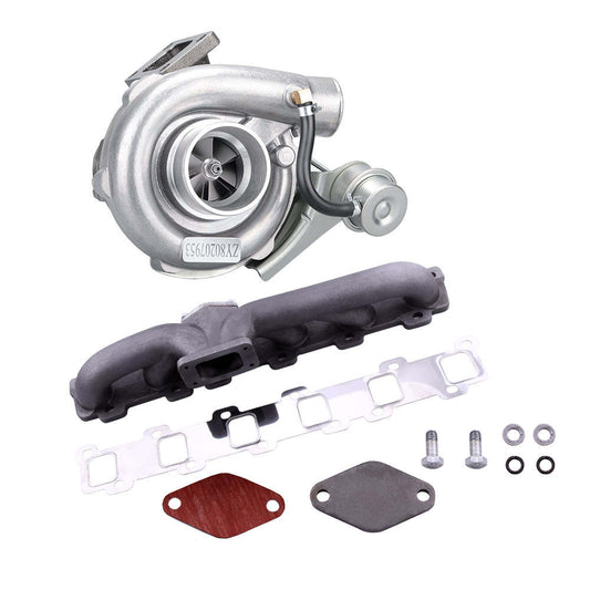Turbo Exhausted Manifold +Turbocharger compatible for Nissan Safari Patrol GQ GU Y60 TD42