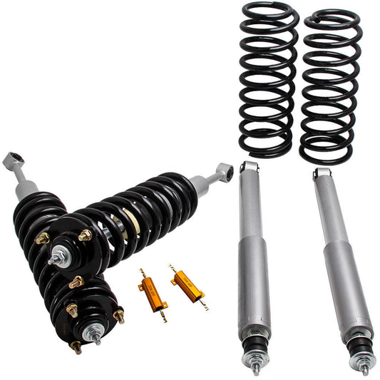 Compatible for Lexus GX470 2003-09 4 Wheel Air Suspension to Coil Springs Struts Shocks Kit