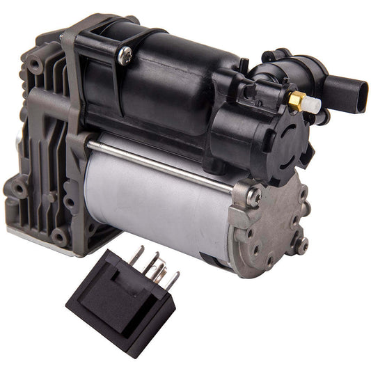 Air Suspension Air Compressor Pump W/ Relay compatible for BMW X5 (E70) 07-13 High Quality