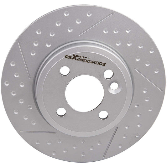 Front Left Disc Brake Rotor compatible for Mini Cooper 3-door R56 R56 LCI 2007-2014 1.6L