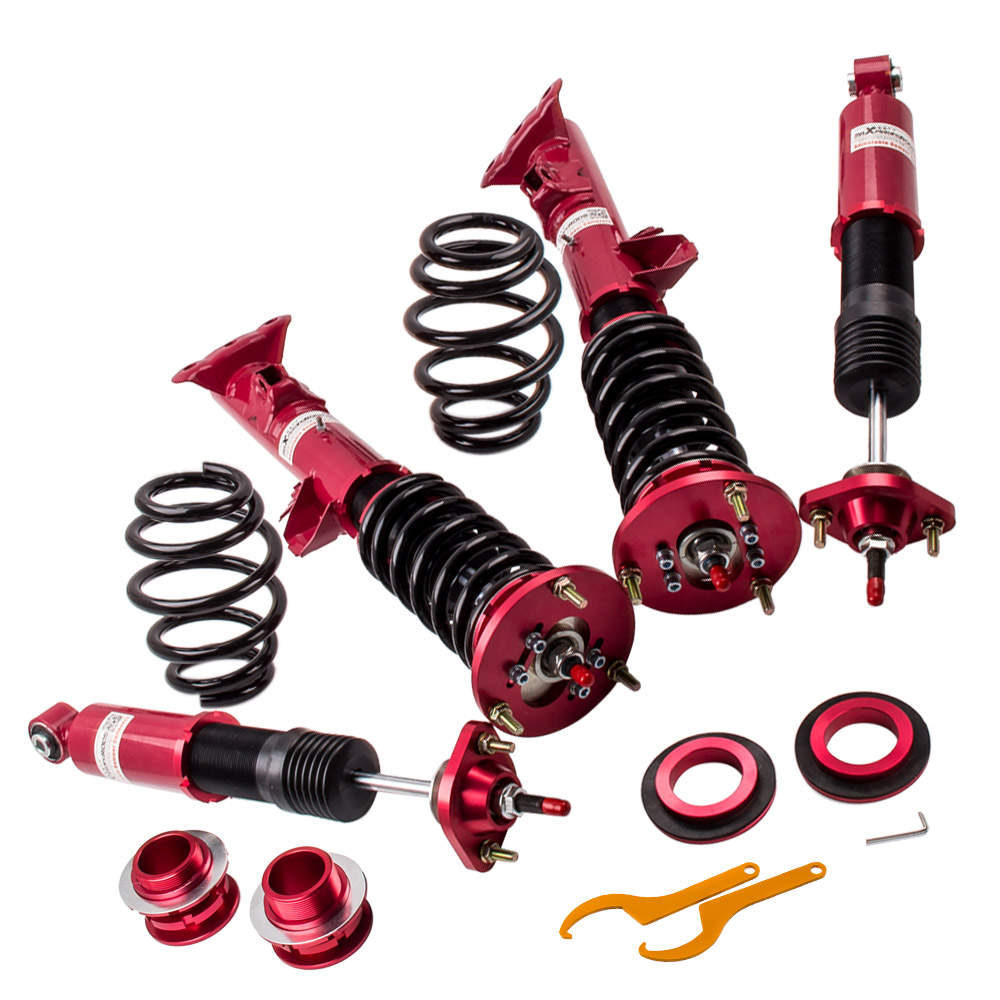 4pcs 24 Damper Adjustable Suspension Coilovers Shock Absorber kits compatible for BMW E36 M3 316i 318i 318is 320i 1990-1998