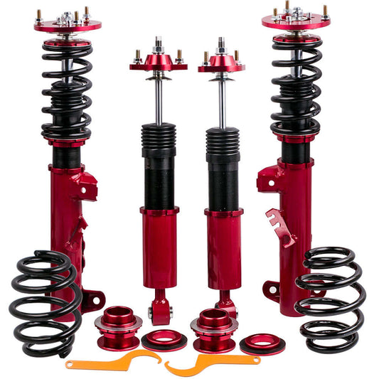 4pcs Adjust Height Coilovers Suspension Kits Shock Absorber compatible for BMW 3 Series 1991-1999