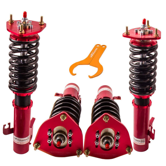 Adjustable Coilovers Coilover Shock Struts compatible for Subaru Impreza WRX GC8 93-01 M