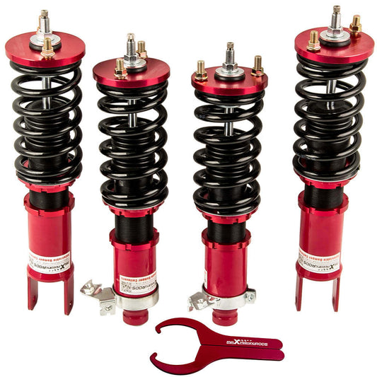 4pcs 24 Damper Adjustable Suspension Coilover Shock Absorber kits compatible for Honda Civic 1996-2000