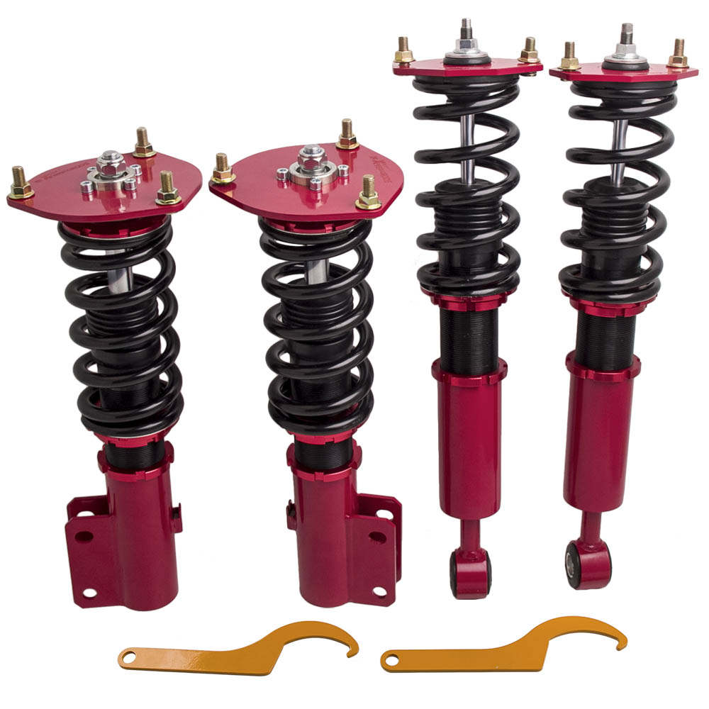 Compatible for Mitsubishi 3000GT compatible for FWD 1991-1999 3.0L Stealth 1991-1996 Shocks Coilover Lowering Kits