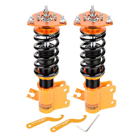 Front Full Adj. Coilover compatible for Nissan Silvia S13 180SX 240SX 200SX Coilovers Strut