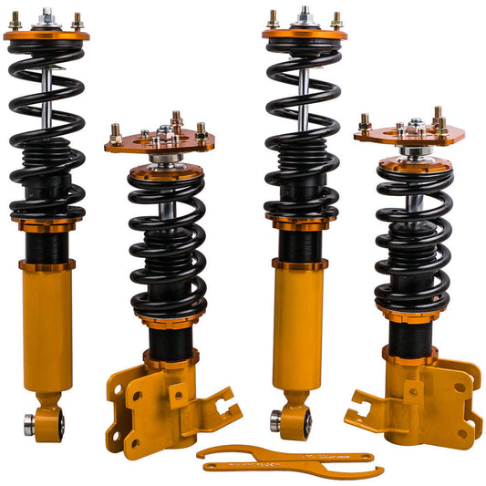 Coilover Shock Struts compatible for Nissan S13 180SX 200SX Silvia 240SX Front + Rear 4pcs