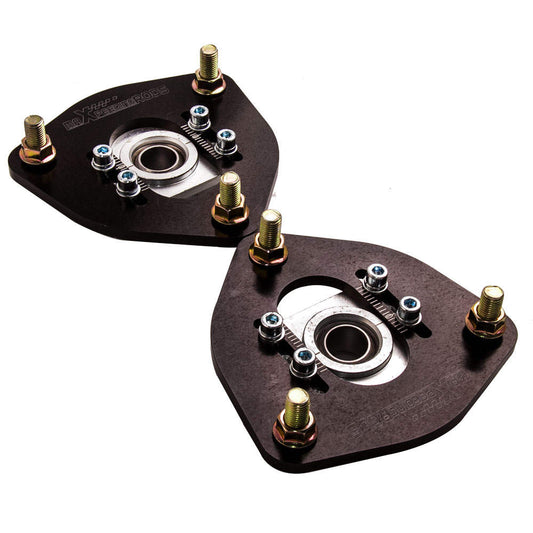 Compatible for Nissan S13 S14 S15 180SX 200SX Front Coilover Camber Plate Top Mount