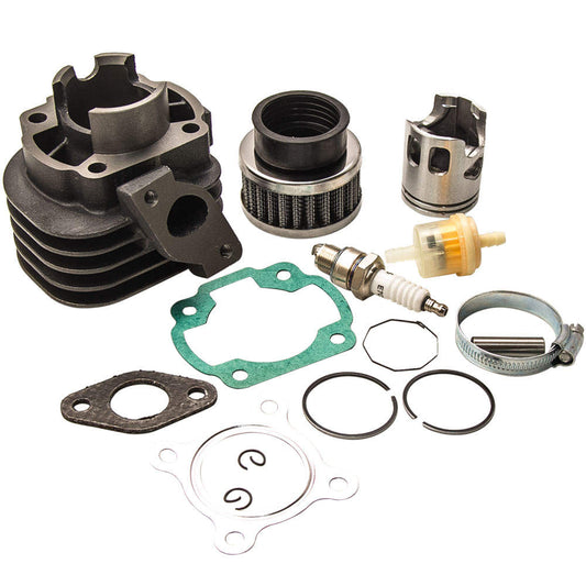 Compatible for Polaris Scrambler Predator 50cc Cylinder Piston Rings Gasket Top End Kit
