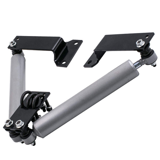 Compatible for Ford Excusrion, F250, F350 4x4 1999-2005 Dual Steering Stabilizer Kit