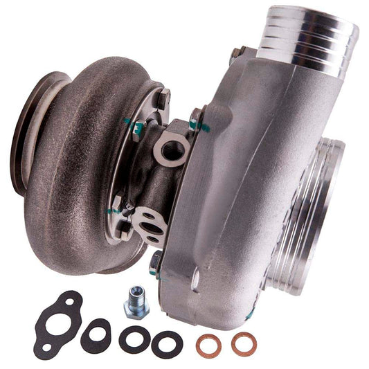 Racing turbocharger GT3071 Water Cooled Com AR.63 Turbine A/R.82 550HP V-Band Flange