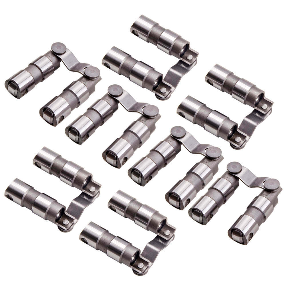 8 Pairs Hydraulic Roller Lifter w/ Link Bar compatible for Dodge Chrysler V8 318 -360