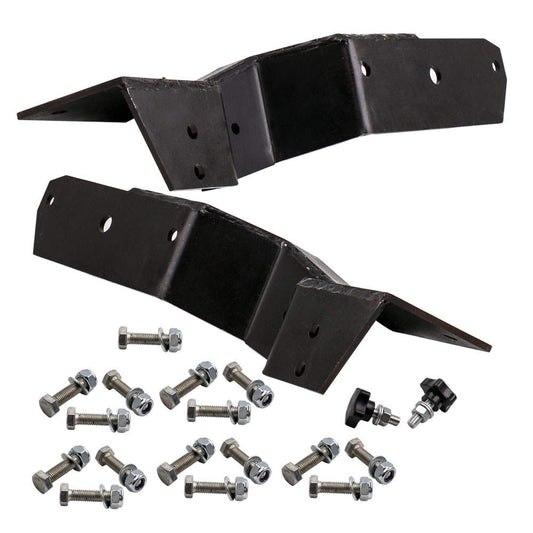 Rear Frame C Notch Kit Bolt In fit for Chevy C10 1963-1972 and compatible for GMC Truck