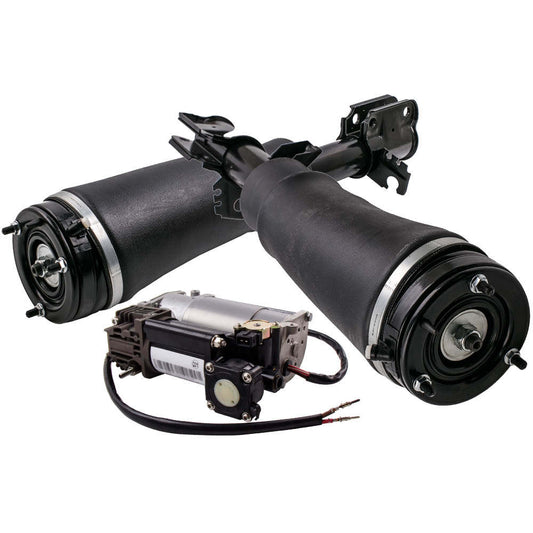 For Range compatible for Rover RNB000740 RNB000750 Front Air Suspension Shocks W/ Air Pump