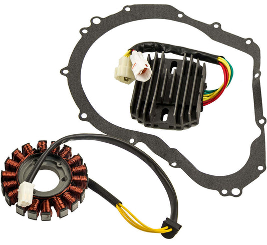 Compatible for Suzuki GSXR 750 2006-10 07 08 09 Stator Regulator Rectifier With Gasket