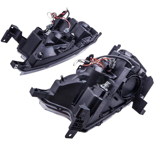 Pair LED Projector Headlights compatible for Ford Ranger PX2 PX3 MKII MKIII 2015-ON