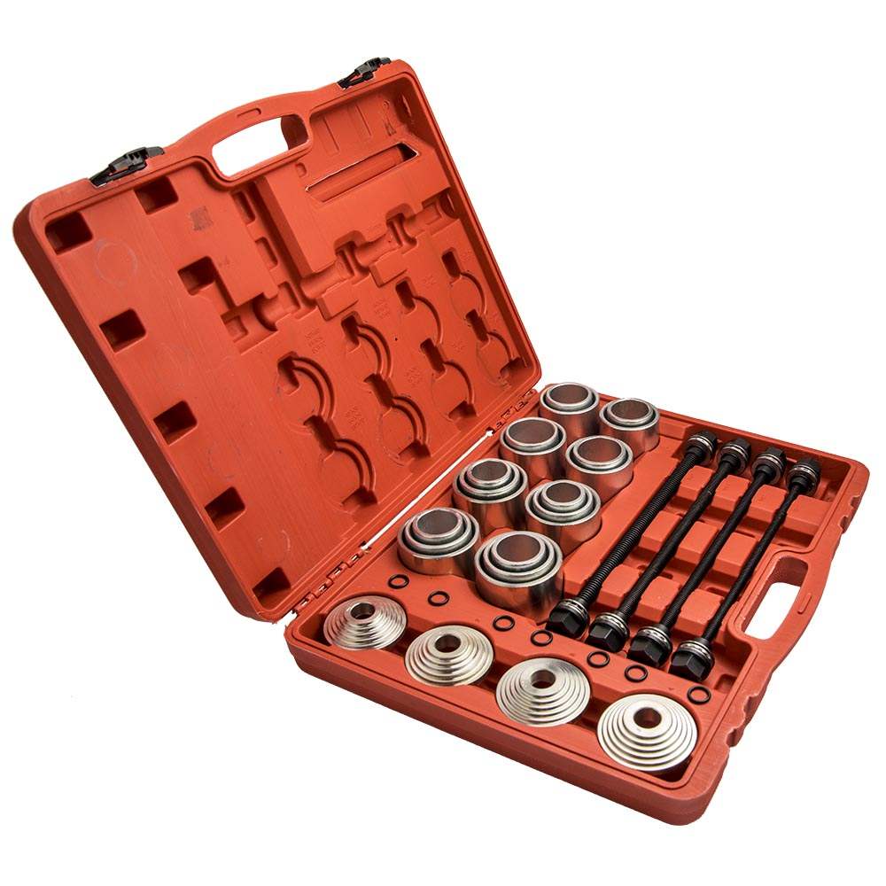 Pull Press Sleeve Kit 36 pcs Bush and Bearing Removal Tool Set Stop plate discs