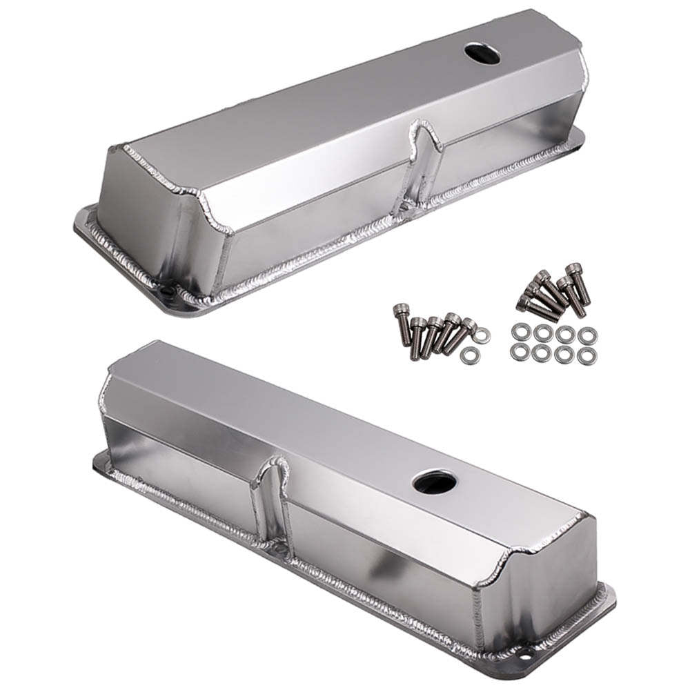 Compatible for Ford FE BBF 352 360 390 427 428 TALL Fabricated ALUMINUM Valve Covers Bolts