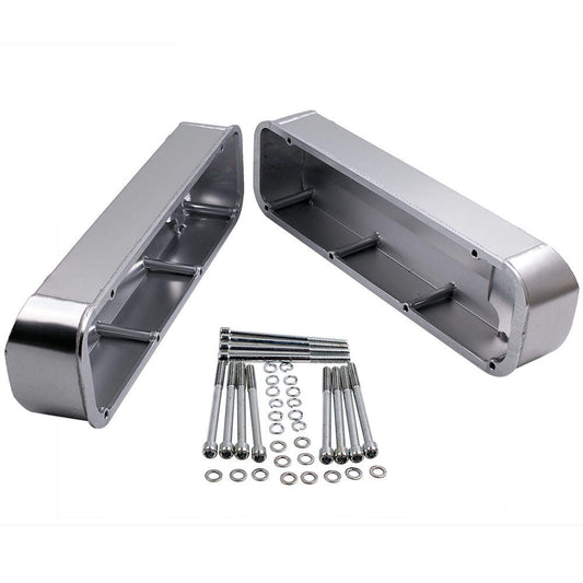 Compatible for Ford BBF 429 460 1968-Up Big Block V8 Fabricated Aluminum Tall Valve Cover