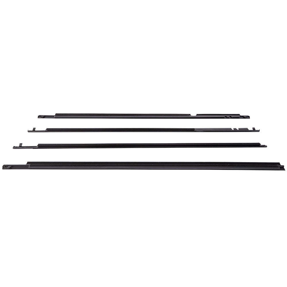 4pcs Outside Window Moulding Weatherstrip Seal Belt compatible for Toyota Corolla 2009-2012