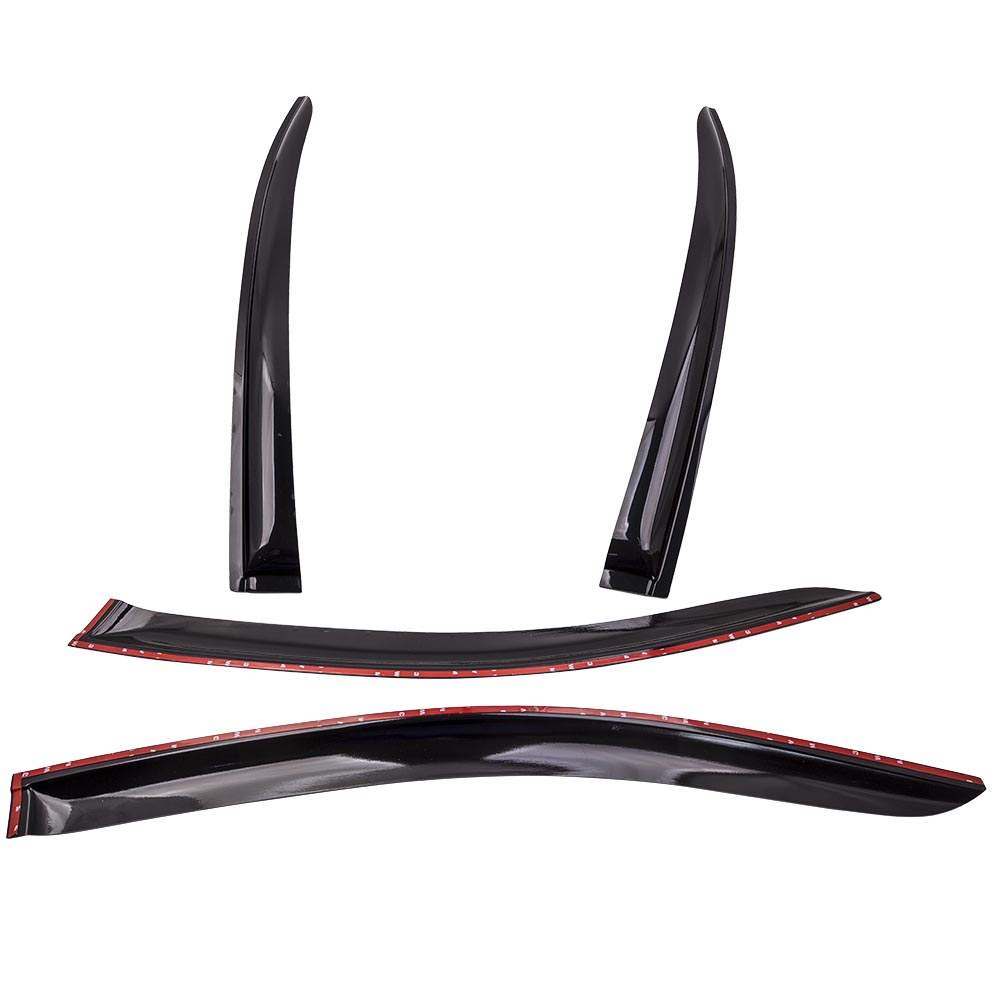 4pcs Weathershield Window Door Strip Visor compatible for Ford Falcon FG Sedan 2008-2019